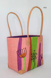 LILIES RAFFIA BASKET SMALL Madagascan