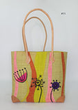 LILIES RAFFIA BASKET SMALL Madagascan