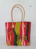 LILIES RAFFIA BASKET SMALL Madagascan