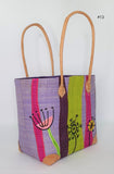 LILIES RAFFIA BASKET SMALL Madagascan
