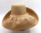 Raffia Curve Brim Hat Standard Brim in Sand Madagascan