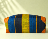 Raffia Striped Handbag Large in Gum Drops Madagascan