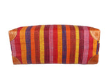 Raffia Striped Handbag Large in Lollipop Madagascan