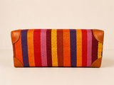 Raffia Striped Handbag Small in Lollipop Madagascan