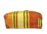Raffia Striped Handbag Small in Jelly Beans Madagascan