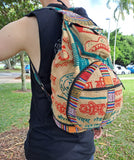 RECYCLED JUTE AND GHERI COTTON MAGIC BACKPACK Nepalese