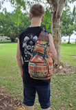 Recycled Jute and Gheri Cotton Magic Backpack Nepalese