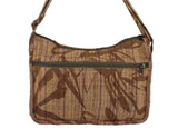 UNISEX CROSSBODY SHOULDER BAG COTTON with EXTERNAL POCKETS Khmer Cambodia