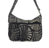 UNISEX CROSSBODY SHOULDER BAG COTTON with EXTERNAL POCKETS Khmer Cambodia