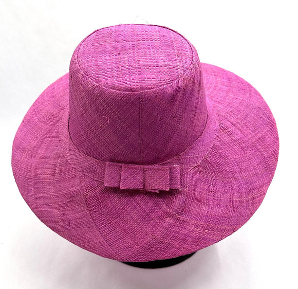 Flat Brim Raffia Sunhat in Fandango Madagascan