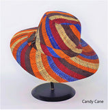 SUNHAT RAFFIA STRIPED Madagascan