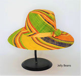 SUNHAT RAFFIA STRIPED Madagascan