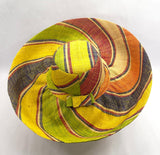 Raffia Curve Brim Hat Large Brim in Jelly Bean Madagascan