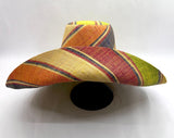 Raffia Curve Brim Hat Large Brim in Jelly Bean Madagascan