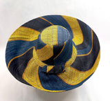 Raffia Curve Brim Hat Large Brim in Gum Drops Madagascan