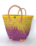 Round Hay Market Basket Small |Madagascan