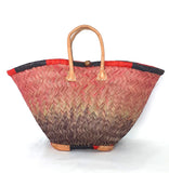 Round Hay Market Basket Small |Madagascan