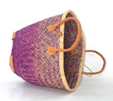 Round Hay Market Basket Small |Madagascan