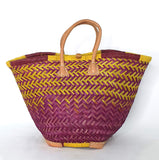 Round Hay Market Basket Small |Madagascan