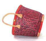 Round Hay Market Basket Small |Madagascan