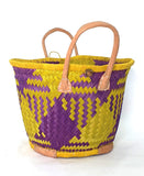 Round Hay Market Basket Small |Madagascan