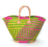 Round Hay Market Basket Small |Madagascan