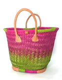 Round Hay Market Basket Small |Madagascan
