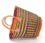 Round Hay Market Basket Small |Madagascan