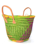 Round Hay Market Basket Small |Madagascan