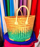 Round Hay Market Basket Small |Madagascan