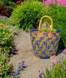 Round Hay Market Basket Small |Madagascan