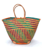 Round Hay Market Basket Large |Madagascan