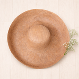 Raffia Curve Brim Hat Large Brim in Boutique Beige Madagascan