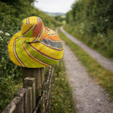 Raffia Curve Brim Hat Large Brim in Jelly Beans Madagascan