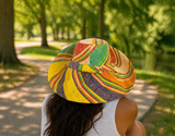 Raffia Curve Brim Hat Standard Brim in Jelly Beans Madagascan