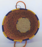 Round Hay Market Basket Small |Madagascan