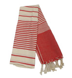 Narrow Stripes Scarf Cotton Cambodian