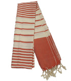 Narrow Stripes Scarf Cotton Cambodian