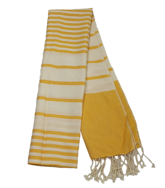 Narrow Stripes Scarf Cotton Cambodian