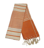 Narrow Stripes Scarf Cotton Cambodian