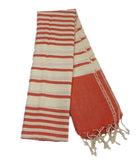 Narrow Stripes Scarf Cotton Cambodian