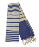 Narrow Stripes Scarf Cotton Cambodian