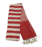 Wide Stripes Scarf Cotton Cambodian