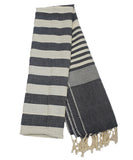 Wide Stripes Scarf Cotton Cambodian