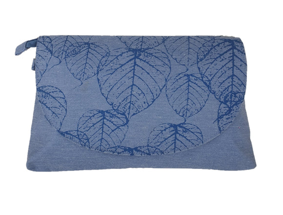 Handprinted Strapped Clutch Purse Cambodian