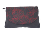 HANDPRINTED STRAPPED CLUTCH PURSE Khmer