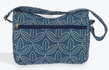 UNISEX CROSSBODY SHOULDER BAG COTTON with EXTERNAL POCKETS Khmer Cambodia