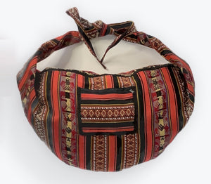 AGUAYO BLANKET BANANA BAG Peruvian
