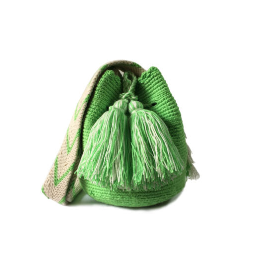 2 Thread Small Solid Colours Wayuu Mochila Colombian