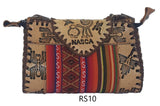 LEATHER & AGUAYO BLANKET HANDBAG SMALL Peruvian